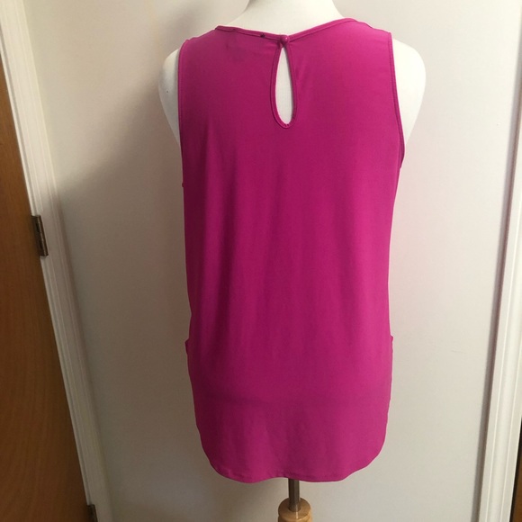 Sleeveless Magenta Top - Picture 7 of 10